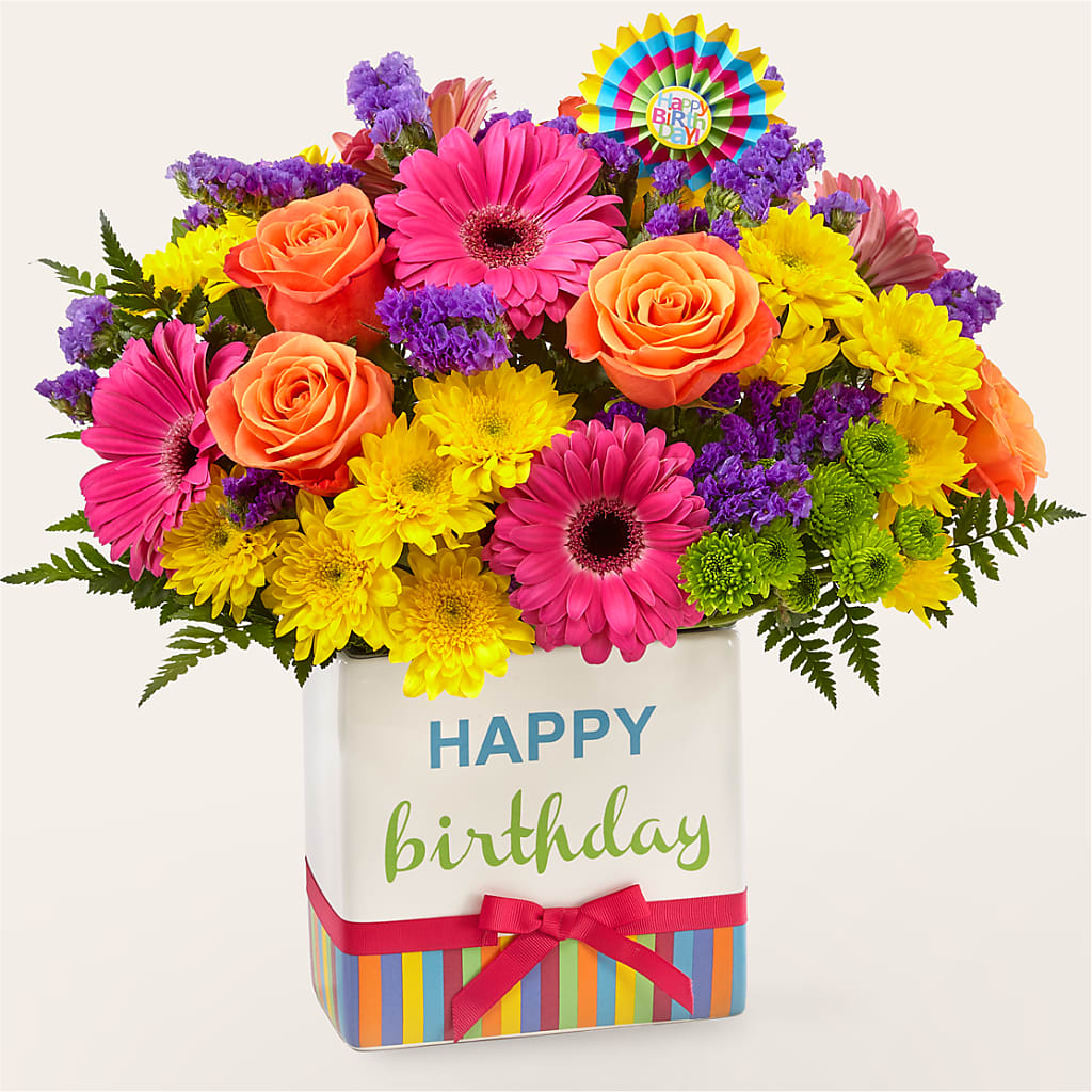 Birthday Brights Bouquet – Kenyon Ave Floral Co Inc, Wakefield RI