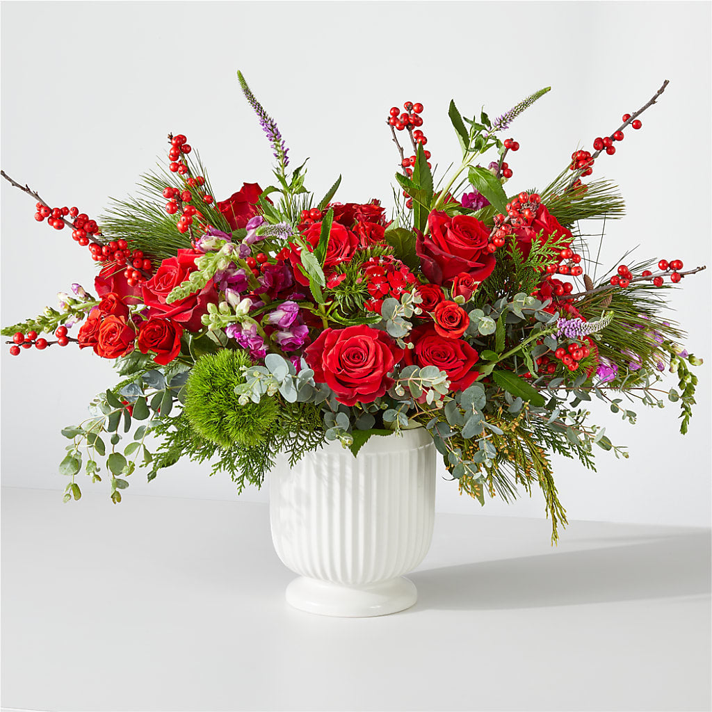 Big Red Bow Bouquet – Kenyon Ave Floral Co Inc, Wakefield RI