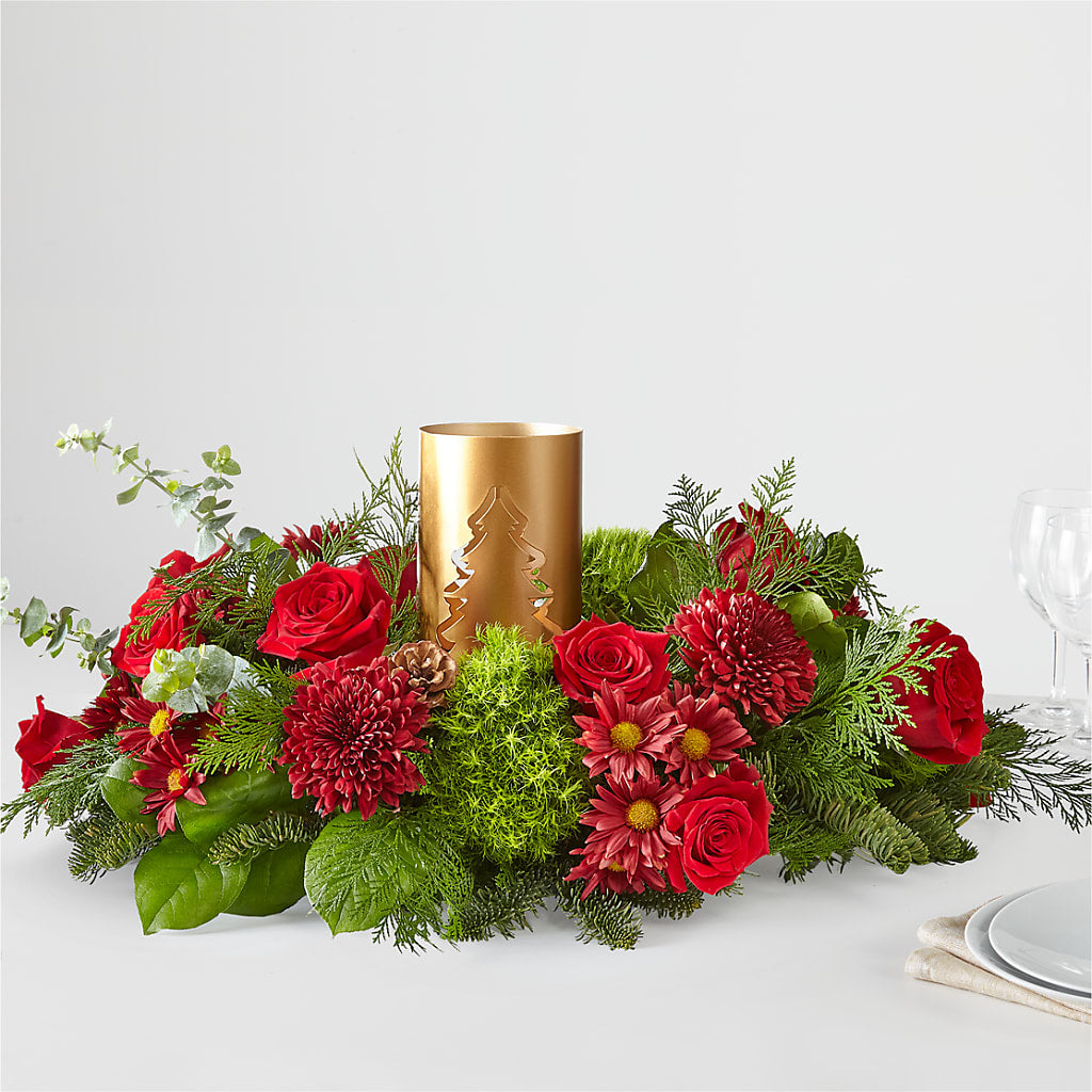 Toast the Season Centerpiece – Kenyon Ave Floral Co Inc, Wakefield RI