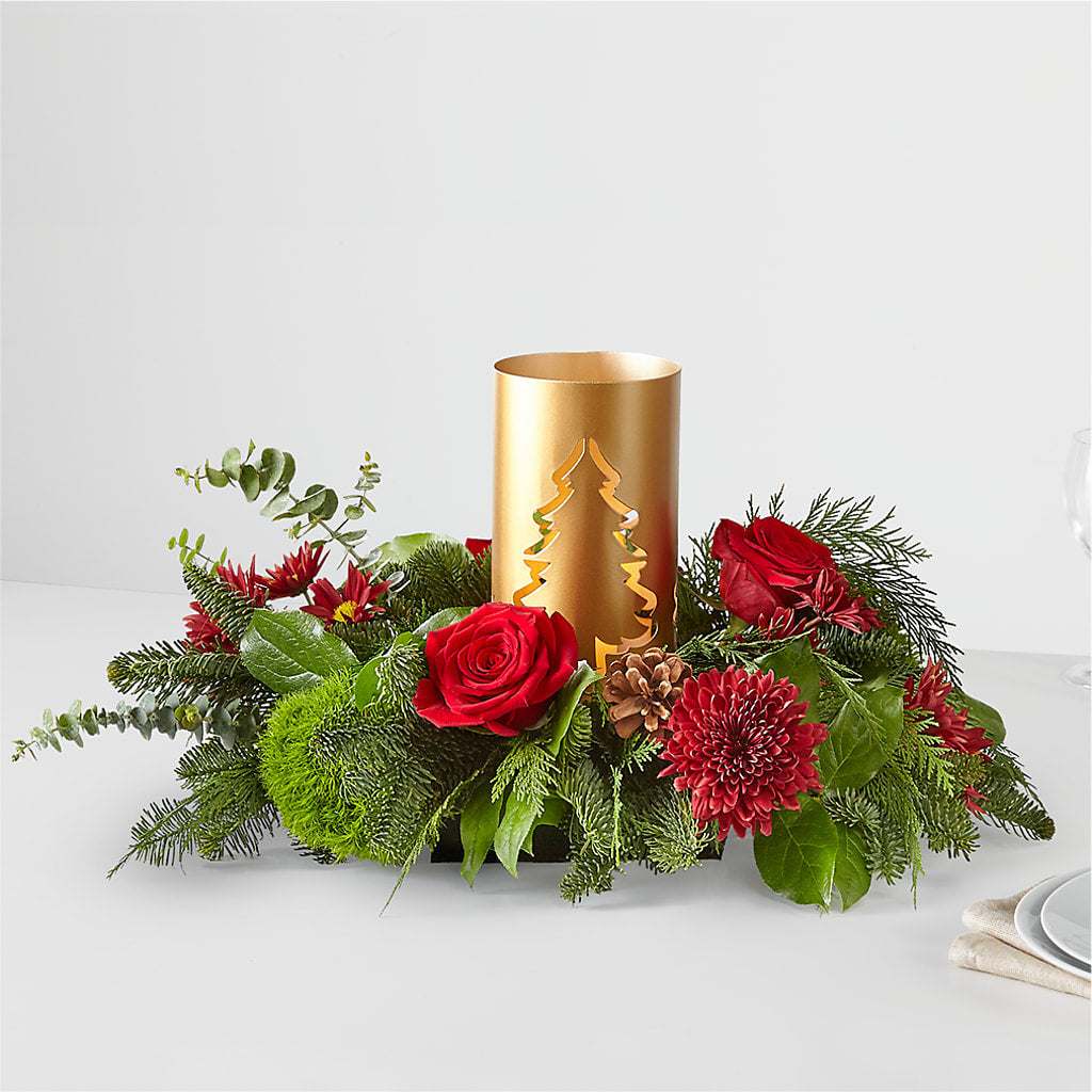 Toast the Season Centerpiece – Kenyon Ave Floral Co Inc, Wakefield RI