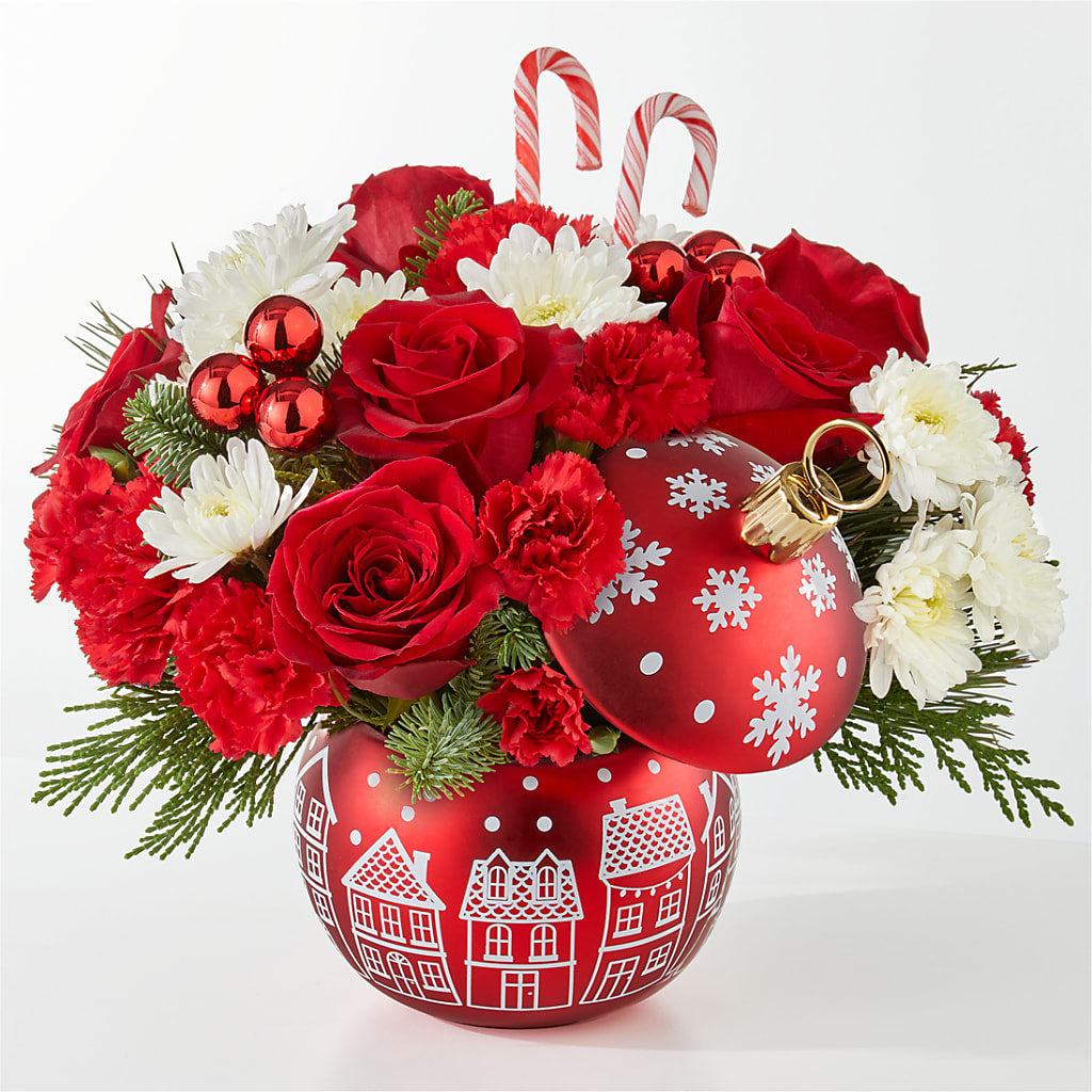 Cheer in the Air Ornament – Kenyon Ave Floral Co Inc, Wakefield RI