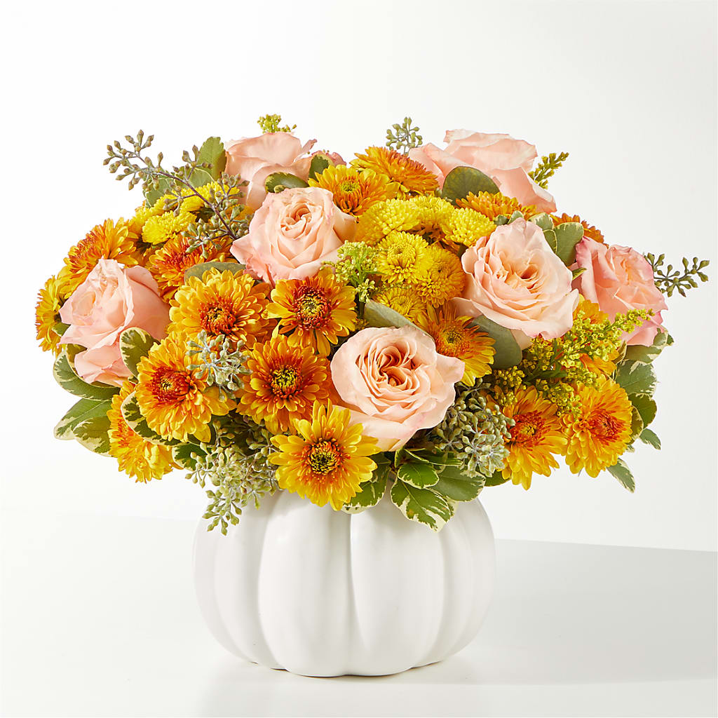 Peachy Pumpkin – Kenyon Ave Floral Co Inc, Wakefield RI