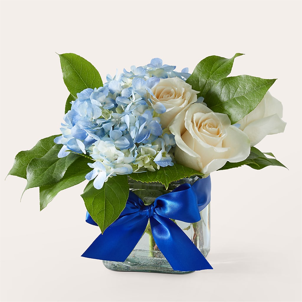 Sky Blue Delight Bouquet – Kenyon Ave Floral Co Inc, Wakefield RI