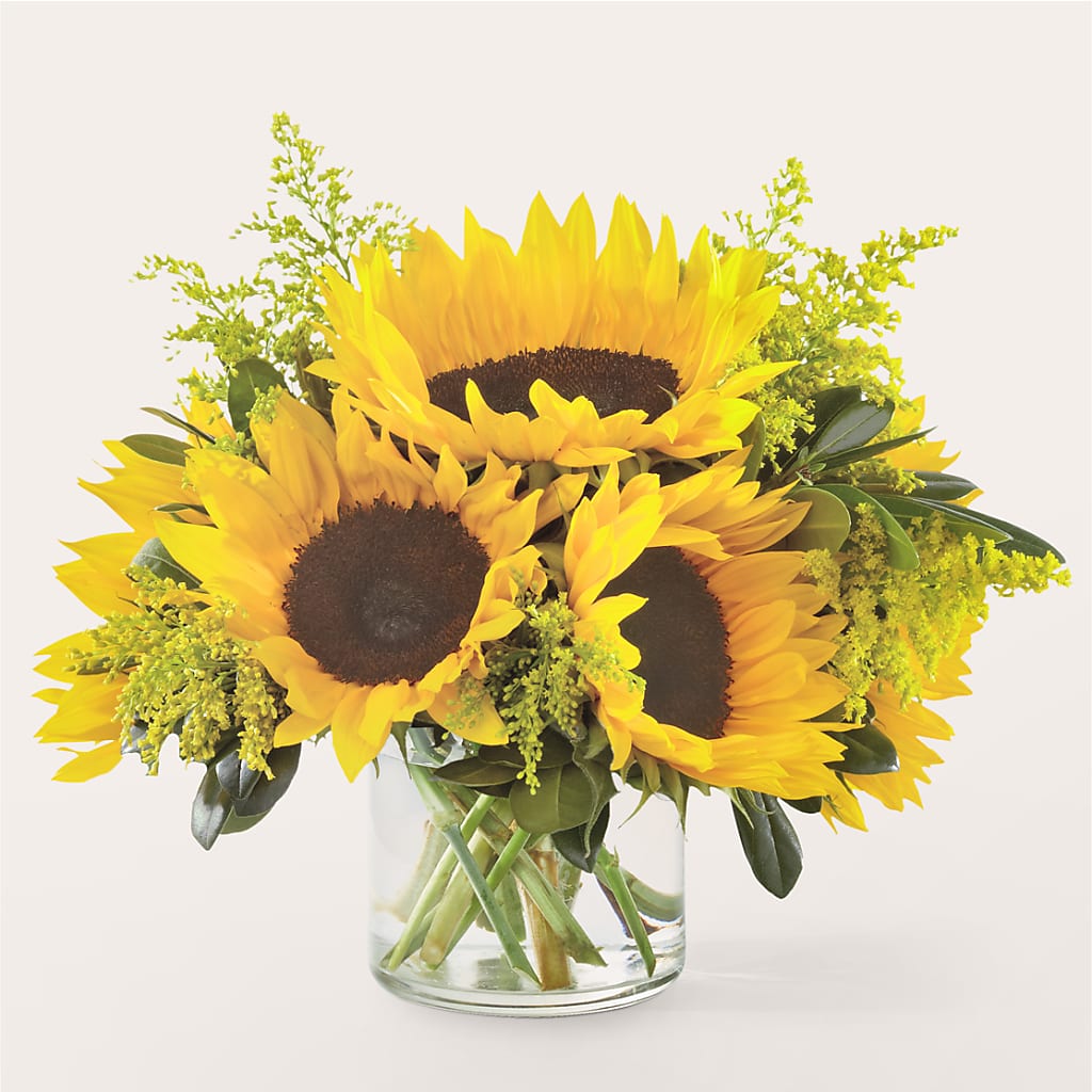 Beaming Sunflower Bouquet – Kenyon Ave Floral Co Inc, Wakefield RI