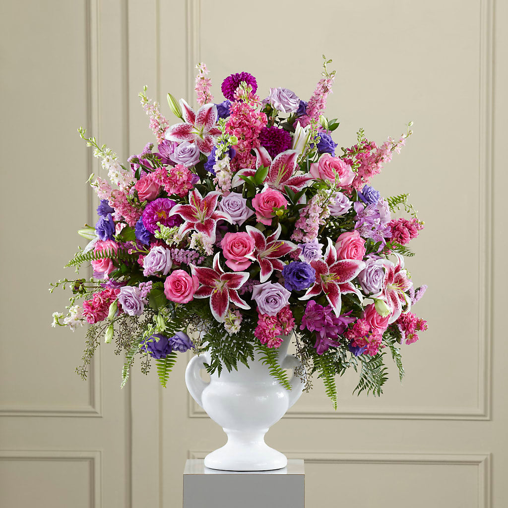 Peaceful Tribute Arrangement – Kenyon Ave Floral Co Inc, Wakefield RI