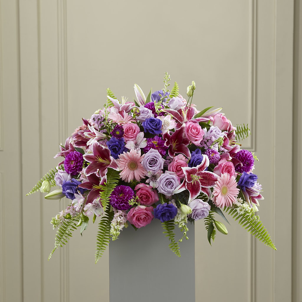 Fare Thee Well Pedestal – Kenyon Ave Floral Co Inc, Wakefield RI