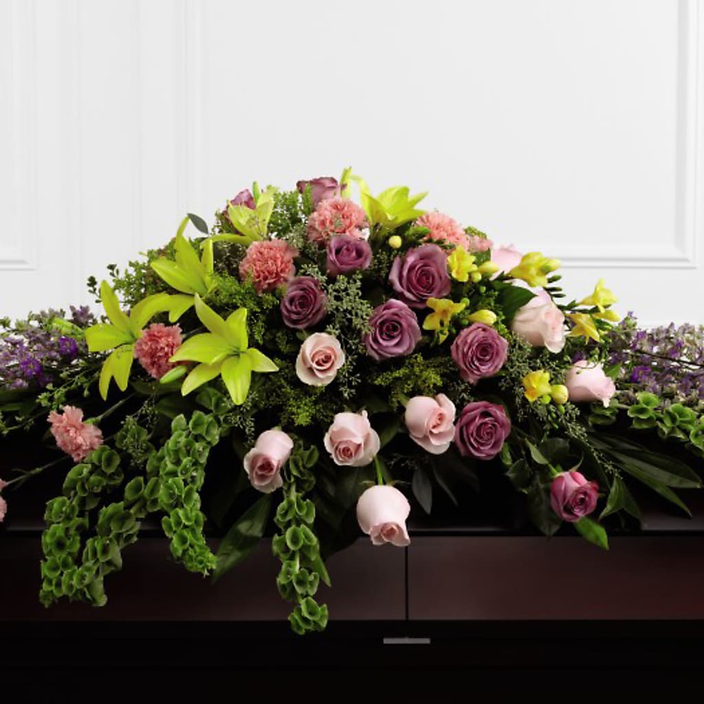Forever Beloved Casket Spray – Kenyon Ave Floral Co Inc, Wakefield RI