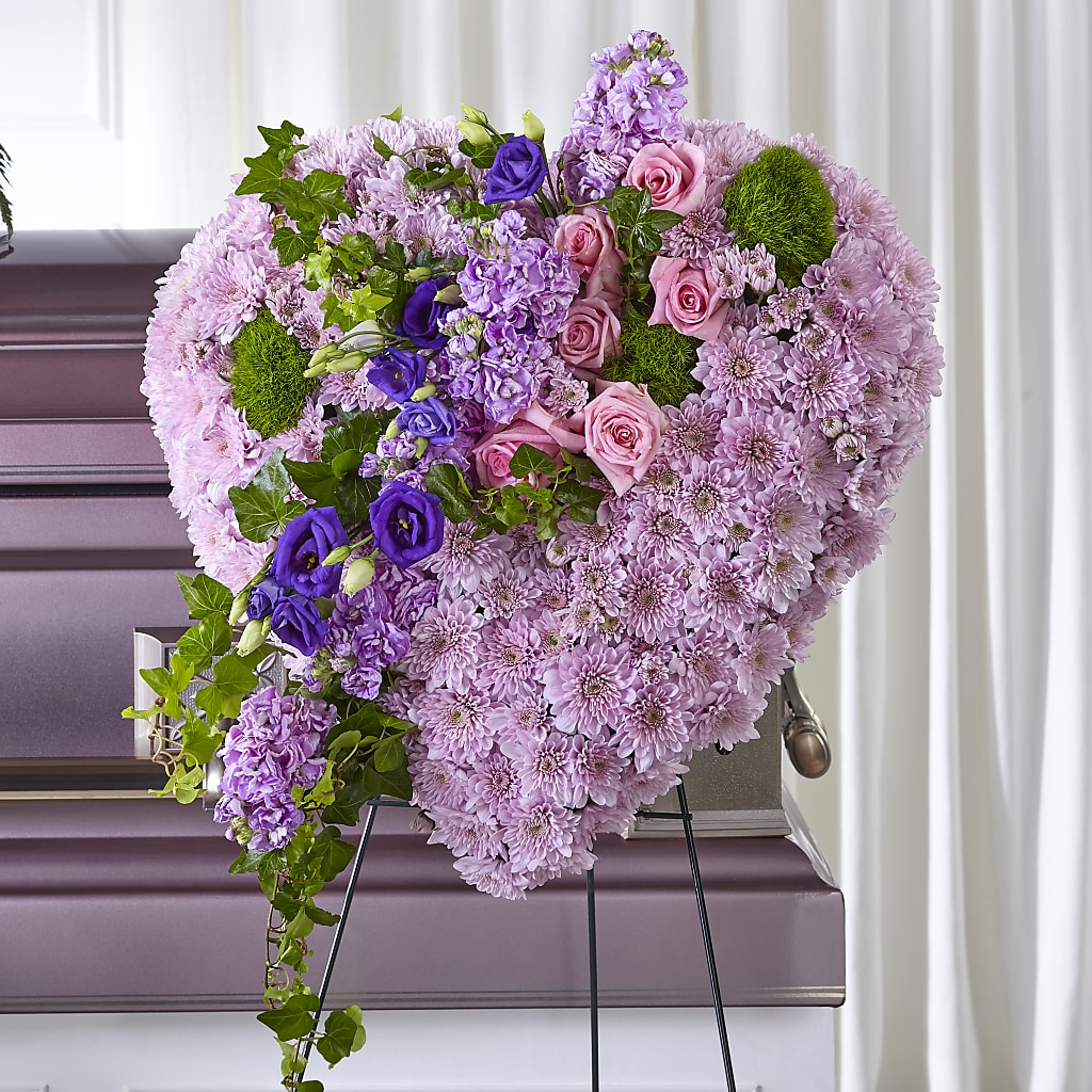 Treasured Love Standing Heart – Kenyon Ave Floral Co Inc, Wakefield RI