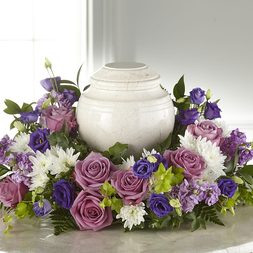 Blooming Sympathy Cremation Adornment – Kenyon Ave Floral Co Inc, Wakefield RI