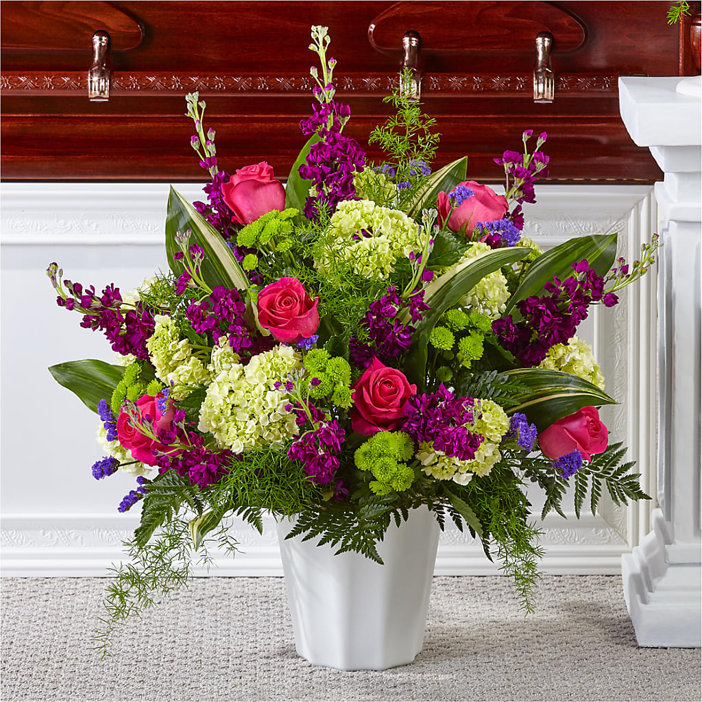 Beautiful Horizons Floor Basket – Kenyon Ave Floral Co Inc, Wakefield RI