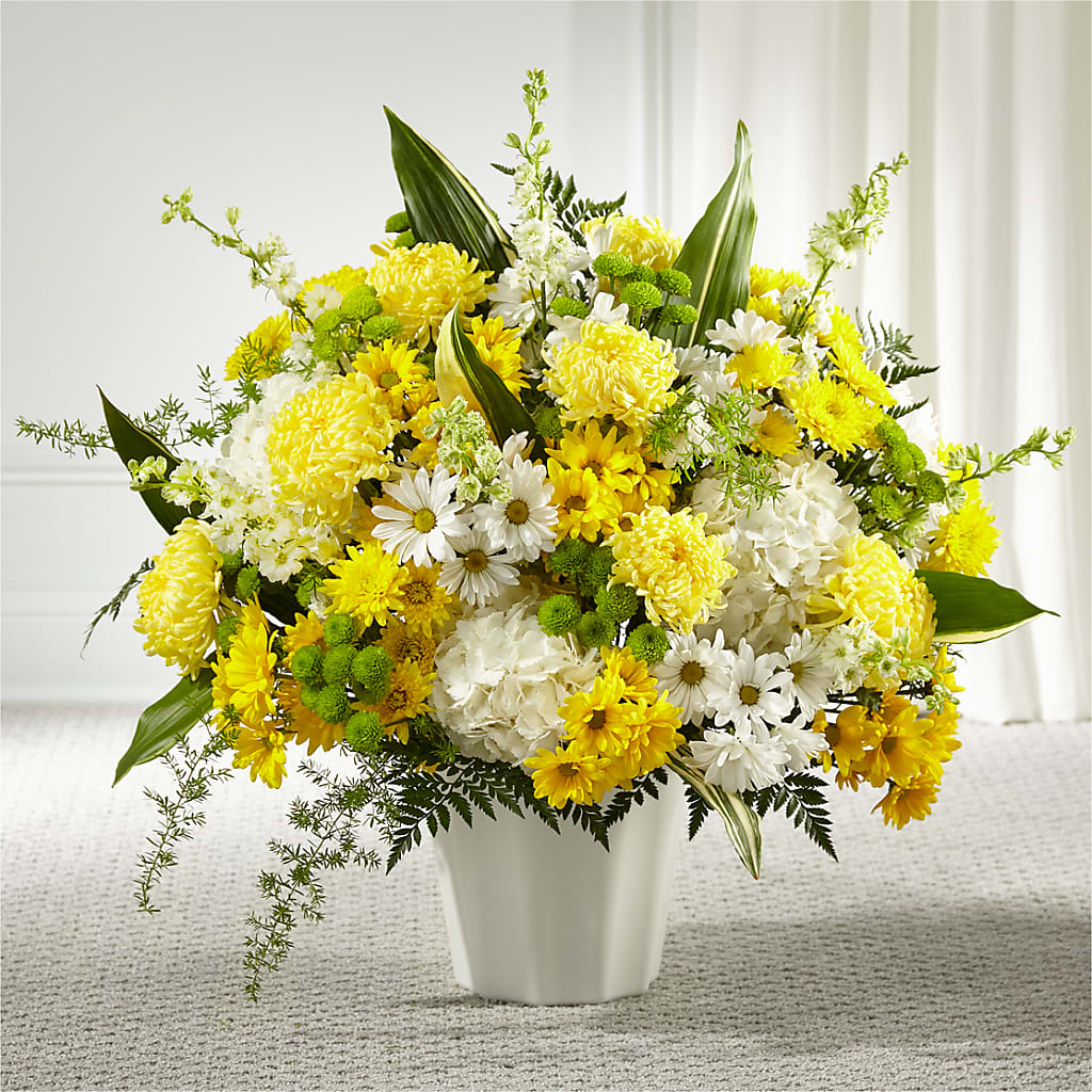 Unity & Grace Floor Basket – Kenyon Ave Floral Co Inc, Wakefield RI