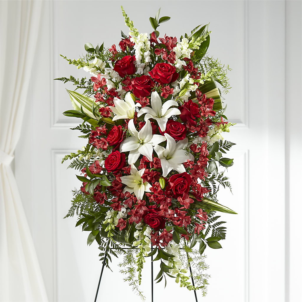 Everlasting Memory Standing Spray – Kenyon Ave Floral Co Inc, Wakefield RI