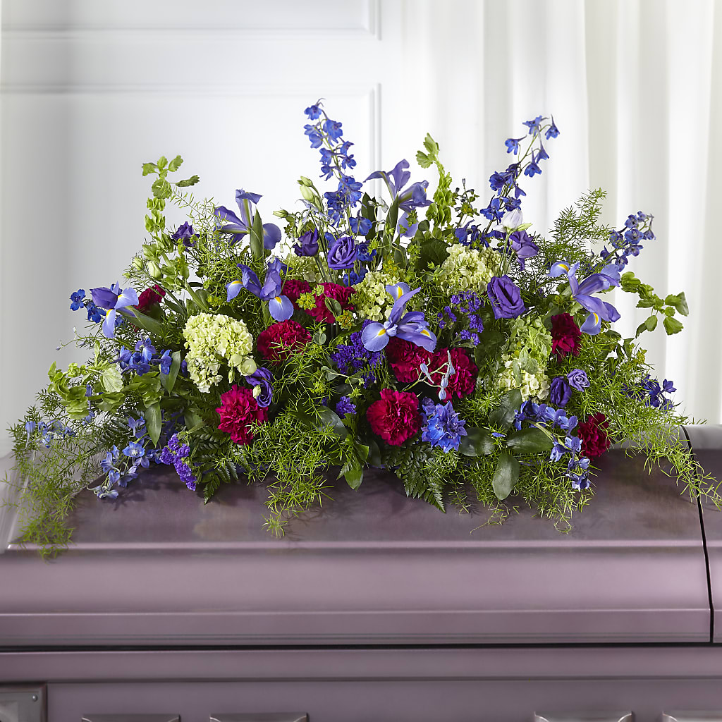 Always Treasured Casket Spray – Kenyon Ave Floral Co Inc, Wakefield RI