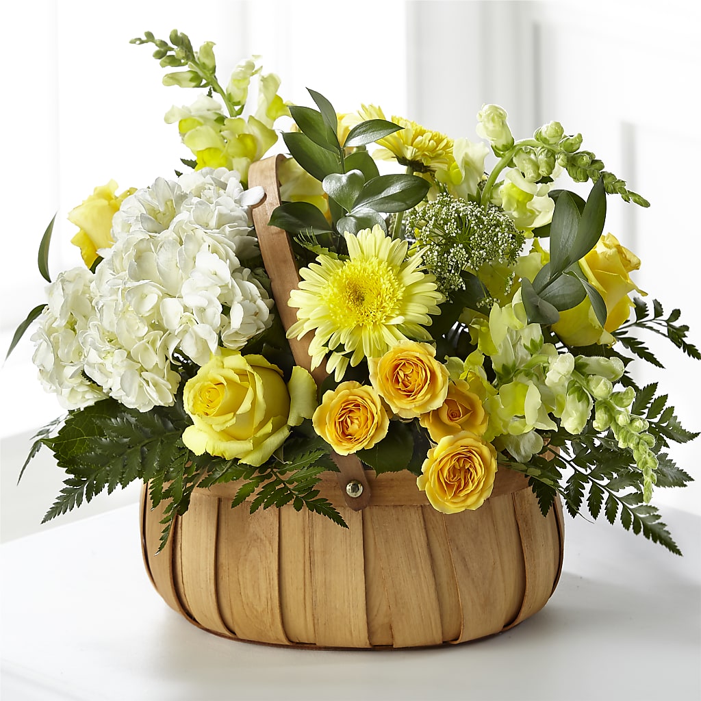 Rustic Remembrance Basket – Kenyon Ave Floral Co Inc, Wakefield RI