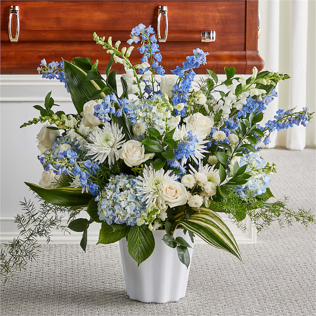 Everlasting Memories Floor Basket – Kenyon Ave Floral Co Inc, Wakefield RI