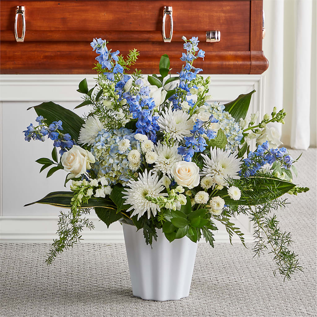 Everlasting Memories Floor Basket – Kenyon Ave Floral Co Inc, Wakefield RI