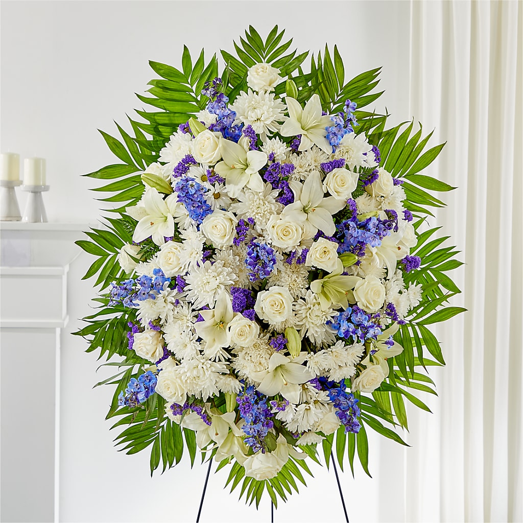 At Rest Standing Spray – Kenyon Ave Floral Co Inc, Wakefield RI