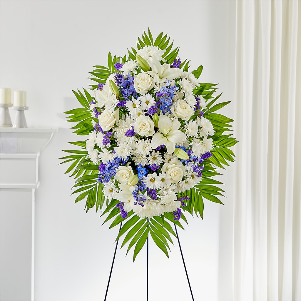 At Rest Standing Spray – Kenyon Ave Floral Co Inc, Wakefield RI