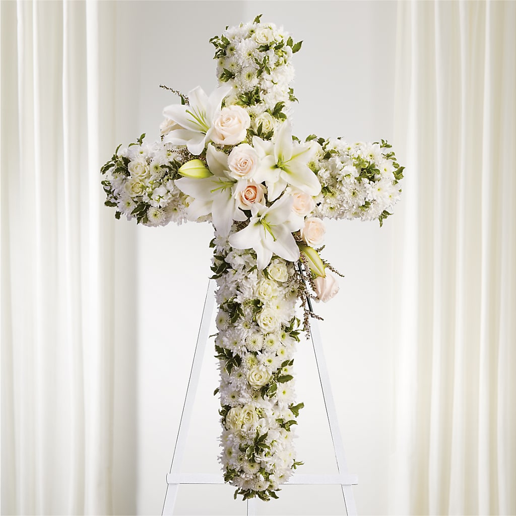 Spiritual Guidance Standing Spray – Kenyon Ave Floral Co Inc, Wakefield RI
