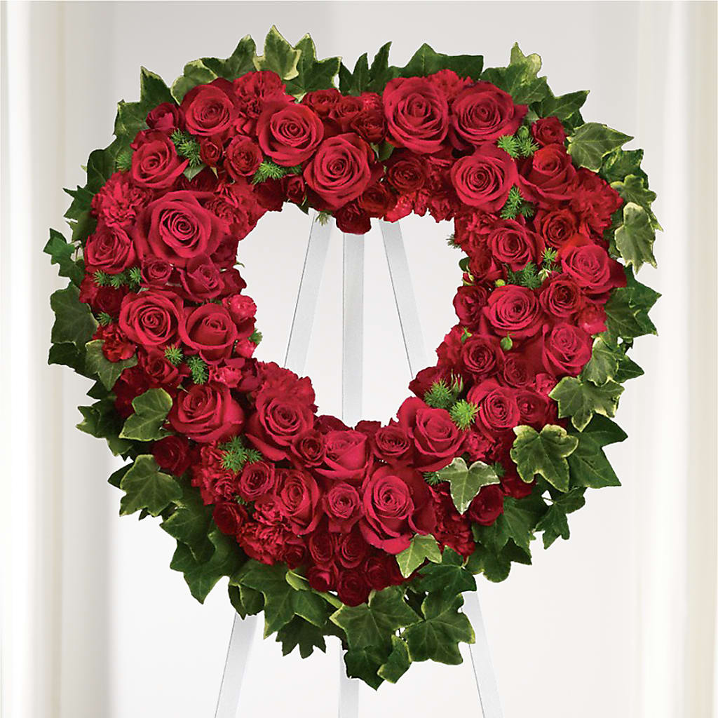 Wholehearted Standing Spray – Kenyon Ave Floral Co Inc, Wakefield RI