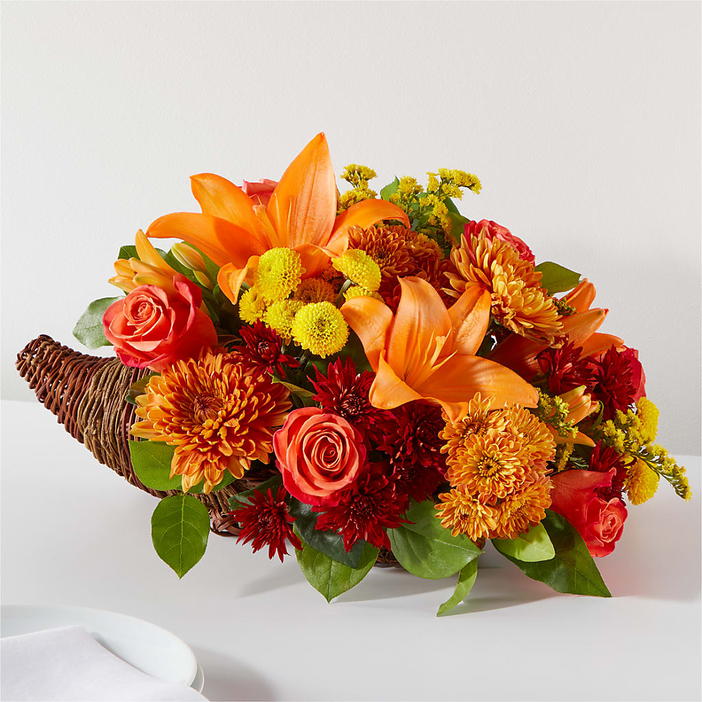 Bouquet of Blessings Cornucopia – Kenyon Ave Floral Co Inc, Wakefield RI