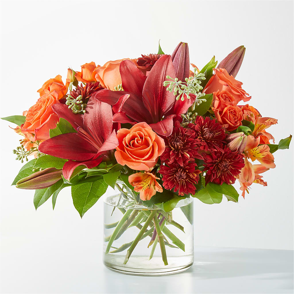 Crimson Leaves Bouquet – Kenyon Ave Floral Co Inc, Wakefield RI