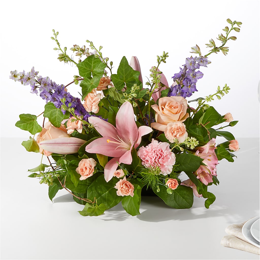 Blossom Time Centerpiece – Kenyon Ave Floral Co Inc, Wakefield RI