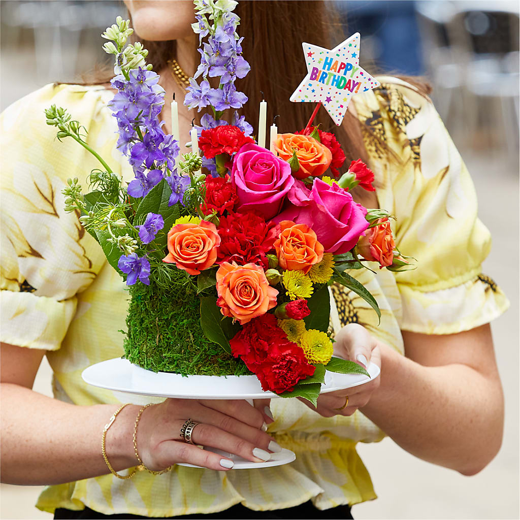 Best Year Yet Floral Cake – Kenyon Ave Floral Co Inc, Wakefield RI