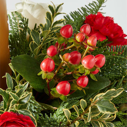 December Dreams Centerpiece –  Kenyon Ave Floral Co Inc, Wakefield RI