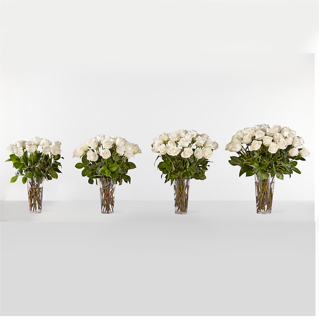 Long Stem White Rose Bouquet –  Kenyon Ave Floral Co Inc, Wakefield RI
