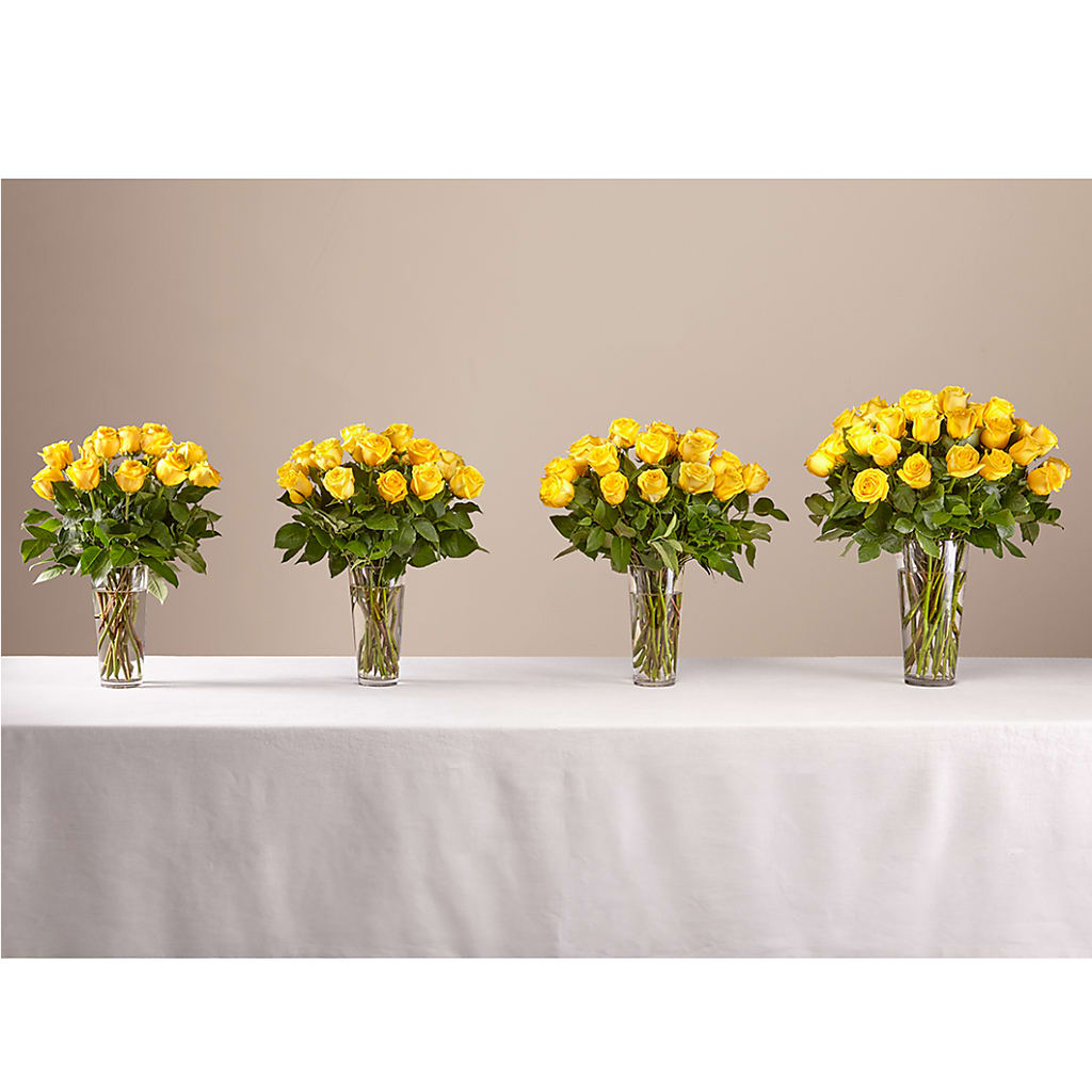 Long Stem Yellow Rose Bouquet –  Kenyon Ave Floral Co Inc, Wakefield RI