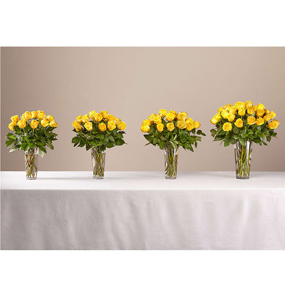 Long Stem Yellow Rose Bouquet –  Kenyon Ave Floral Co Inc, Wakefield RI