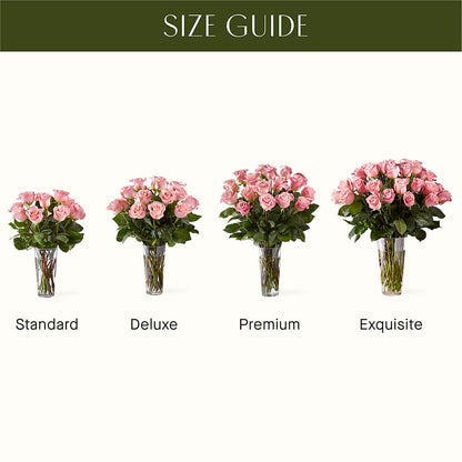 Long Stem Pink Rose Bouquet –  Kenyon Ave Floral Co Inc, Wakefield RI