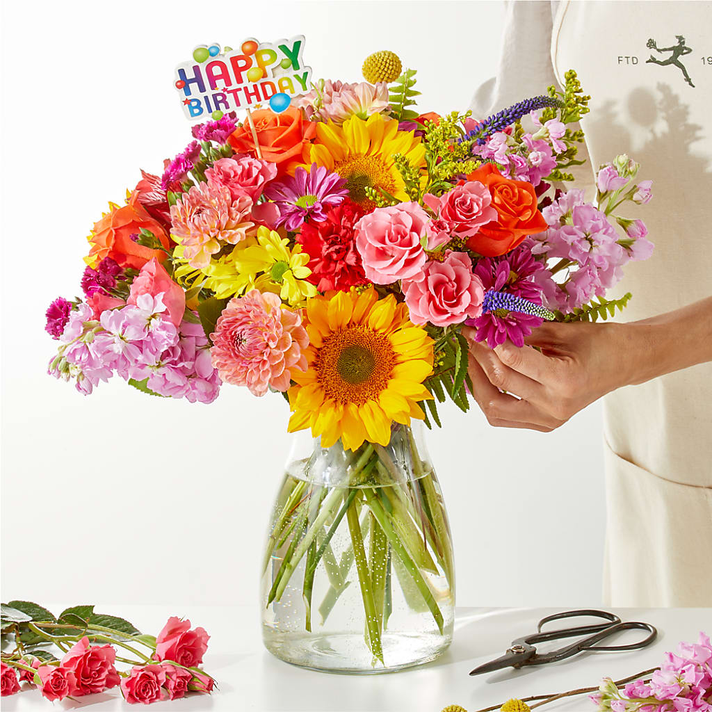 Cue the Confetti - A Florist Original –  Kenyon Ave Floral Co Inc, Wakefield RI