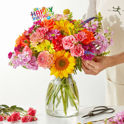 Cue the Confetti - A Florist Original –  Kenyon Ave Floral Co Inc, Wakefield RI