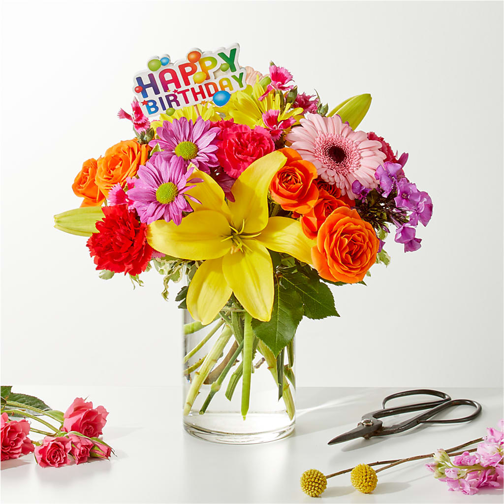 Cue the Confetti - A Florist Original –  Kenyon Ave Floral Co Inc, Wakefield RI