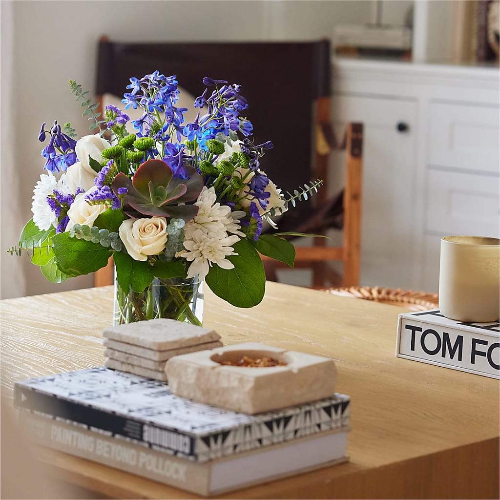 Cerulean Waves Bouquet –  Kenyon Ave Floral Co Inc, Wakefield RI