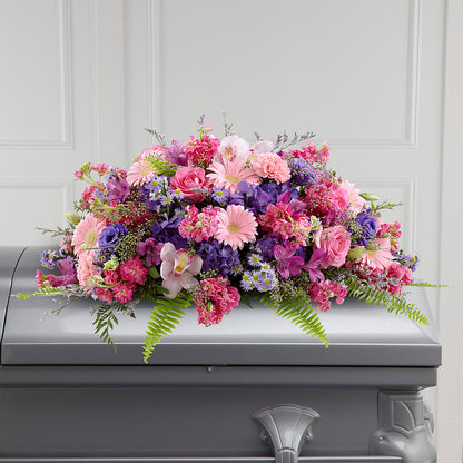 Glorious Garden Casket Spray –  Kenyon Ave Floral Co Inc, Wakefield RI