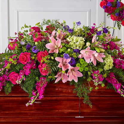 Radiant Tribute Casket Spray –  Kenyon Ave Floral Co Inc, Wakefield RI