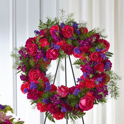 Calming Colors Wreath –  Kenyon Ave Floral Co Inc, Wakefield RI