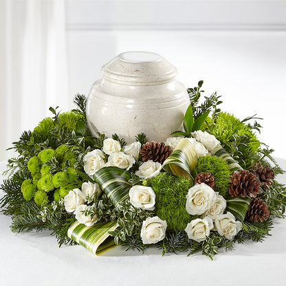 Precious Evergreen Cremation Adornment –  Kenyon Ave Floral Co Inc, Wakefield RI