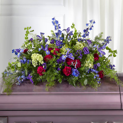 Always Treasured Casket Spray –  Kenyon Ave Floral Co Inc, Wakefield RI