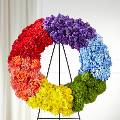 Circle of Love Wreath –  Kenyon Ave Floral Co Inc, Wakefield RI