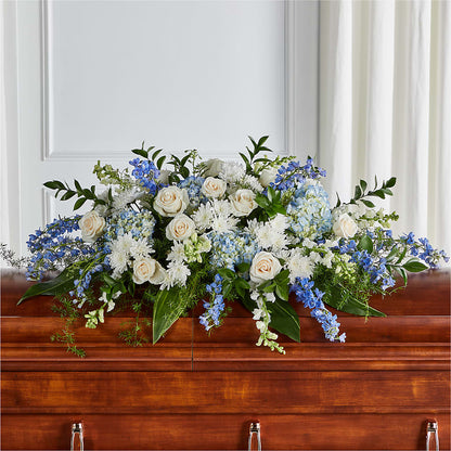 Timeless Essence Casket Spray –  Kenyon Ave Floral Co Inc, Wakefield RI