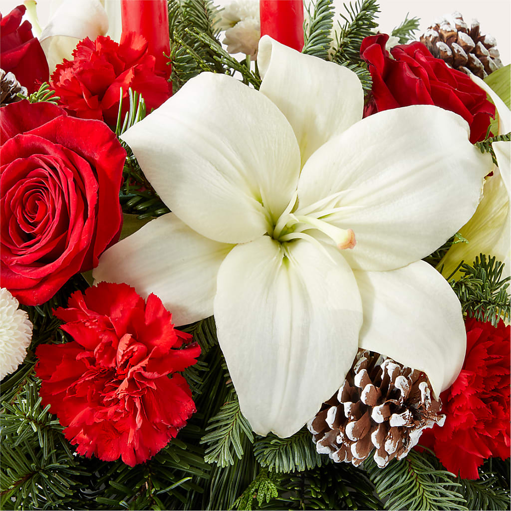 Seasonal Festivities Centerpiece –  Kenyon Ave Floral Co Inc, Wakefield RI