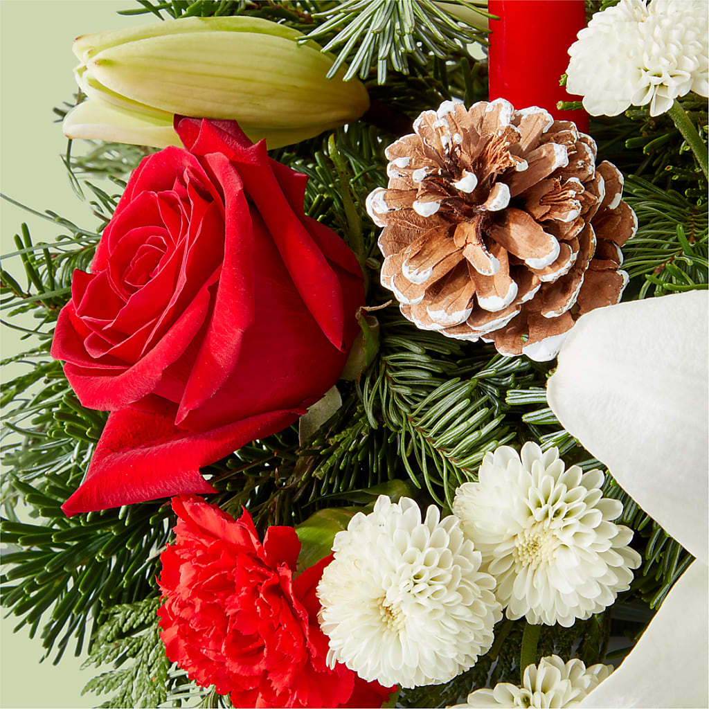 Seasonal Festivities Centerpiece –  Kenyon Ave Floral Co Inc, Wakefield RI