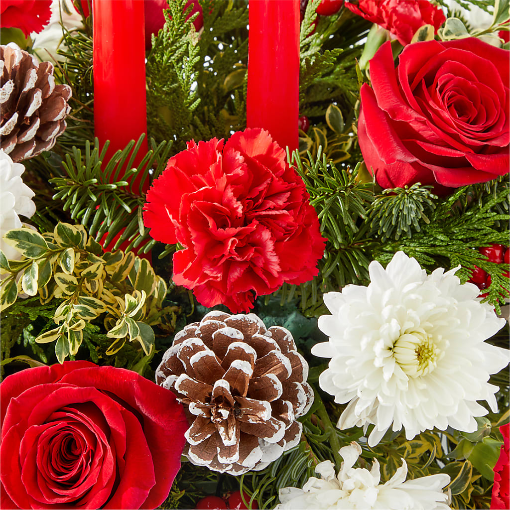 Holiday Soiree Centerpiece –  Kenyon Ave Floral Co Inc, Wakefield RI