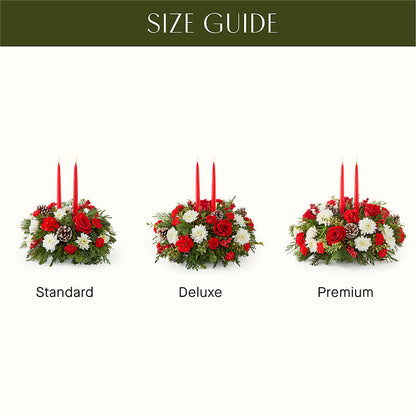 Holiday Soiree Centerpiece –  Kenyon Ave Floral Co Inc, Wakefield RI